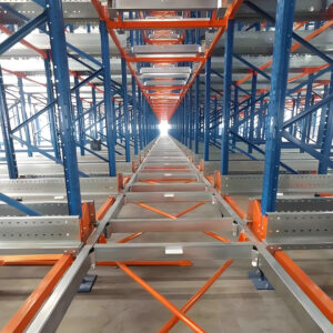 hệ thống giá kệ con thoi 4 chiều lưu trữ hàng hóa